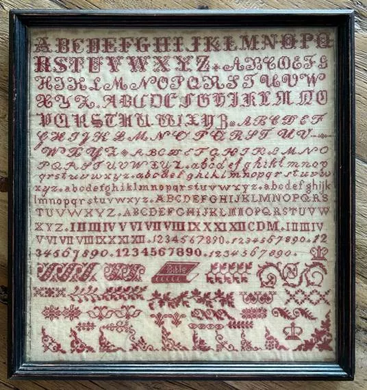 ‘Anonymous’ - Bristol Sampler - Haystack Stitching