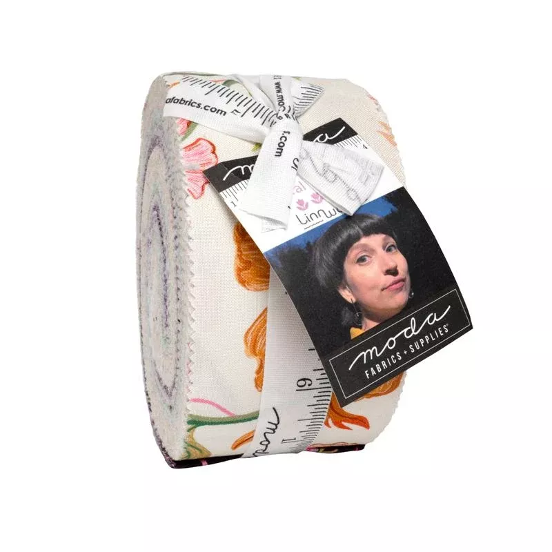 Floral Fondant Jelly Roll by Linn Warme for Moda