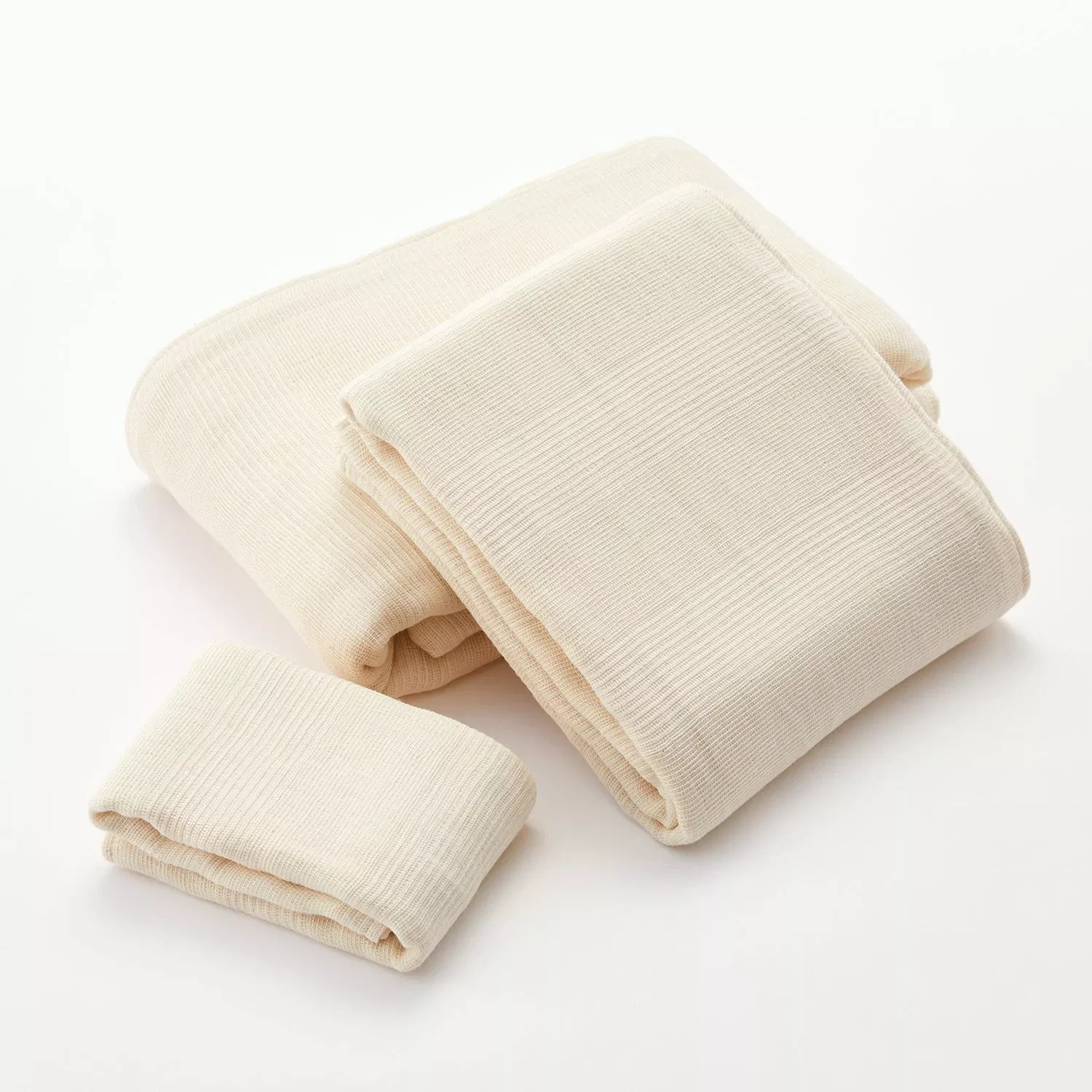 [Kokka Lifestyle] Miyazaki Towel Imabari Organic Cotton Blanket – Ecru