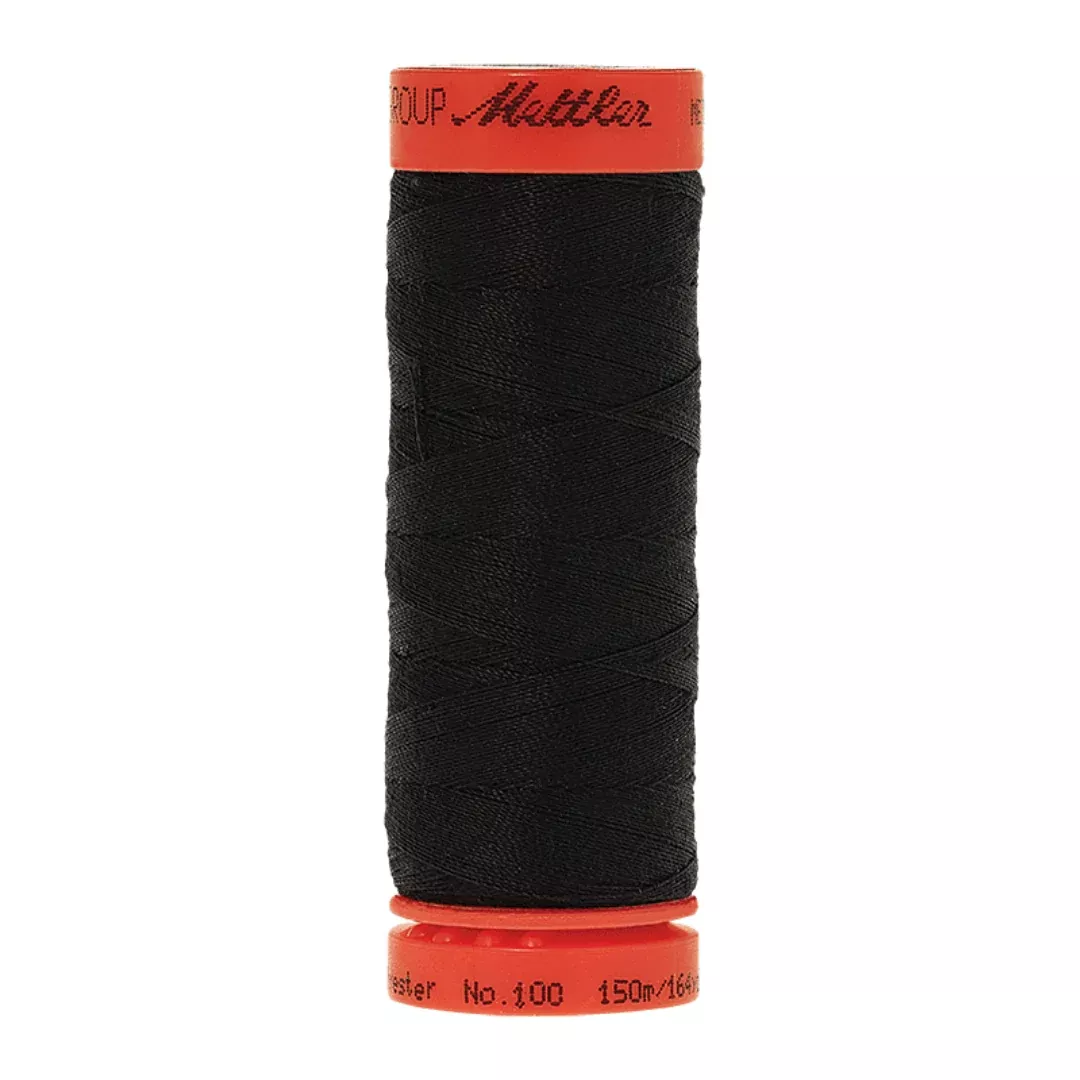 Metrosene 164 Yds. Thread by Mettler in Black #4000