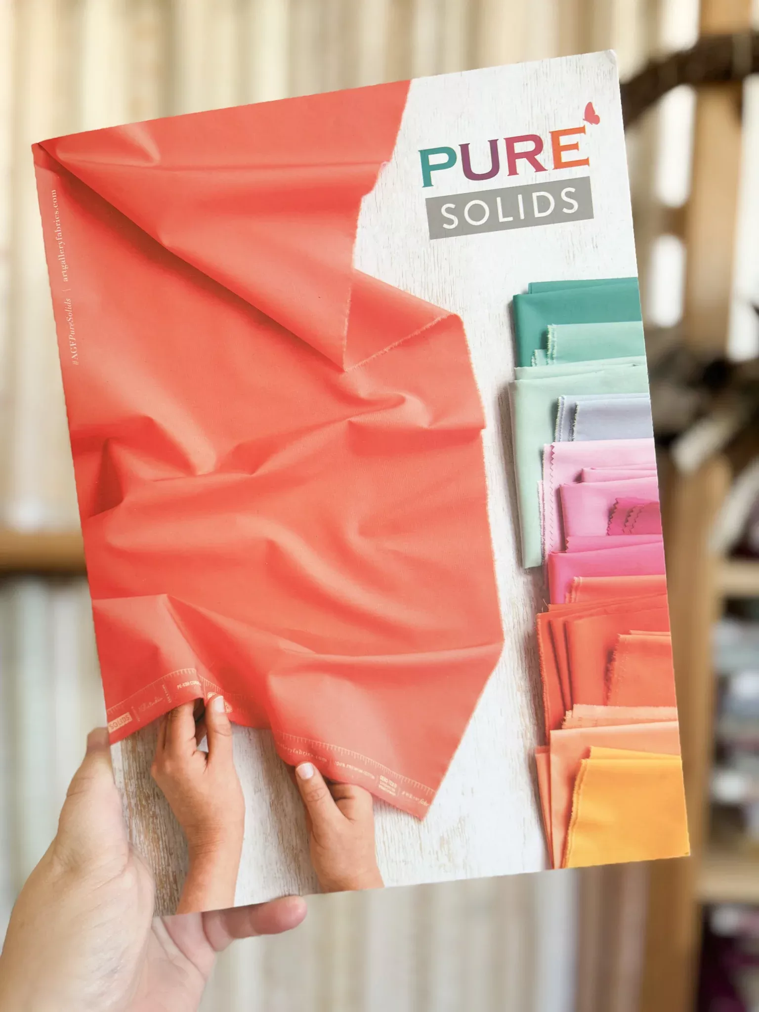 *NEW* Pure Solids Colour Card (203 Colours)- Art Gallery Fabrics