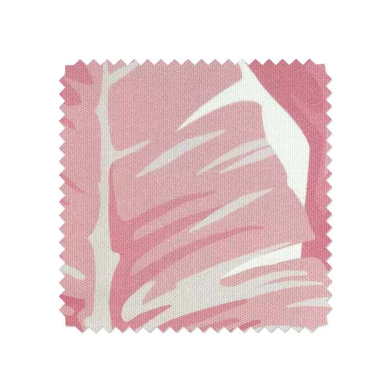 ‘Pacifico Palm’ Hopsack Fabric by Nathan Turner – Garcelle Pink