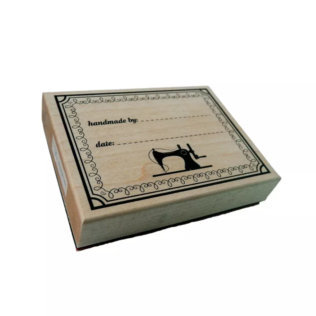 &QUOT;HANDMADE BY&QUOT; FABRIC STAMP – Personalize Your Handmade Creations!