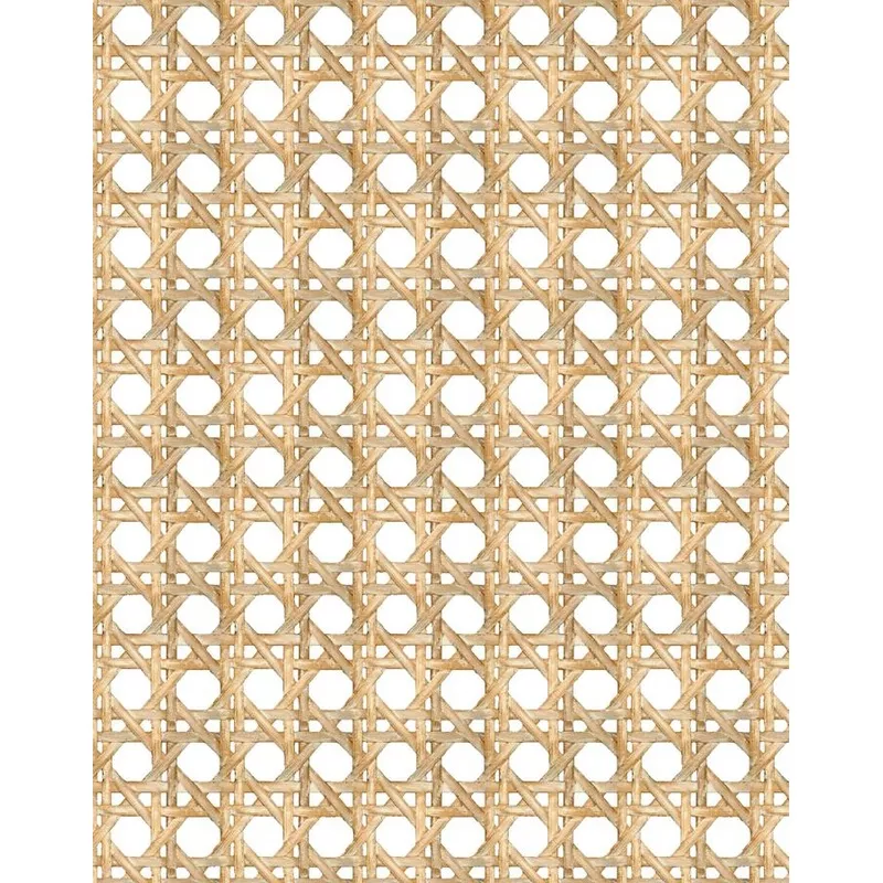‘REMOVABLE – Large Faux Caning – WICKER