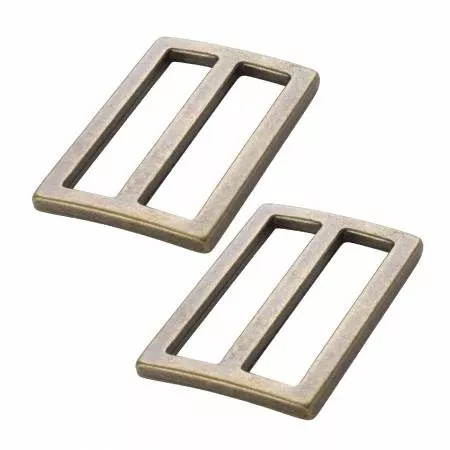 Slider Widemouth Antique Brass Set of Two