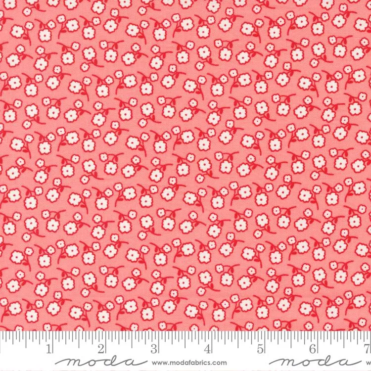 Zinnia by April Rosenthal - Sm Floral - Pink - Moda 24134 15
