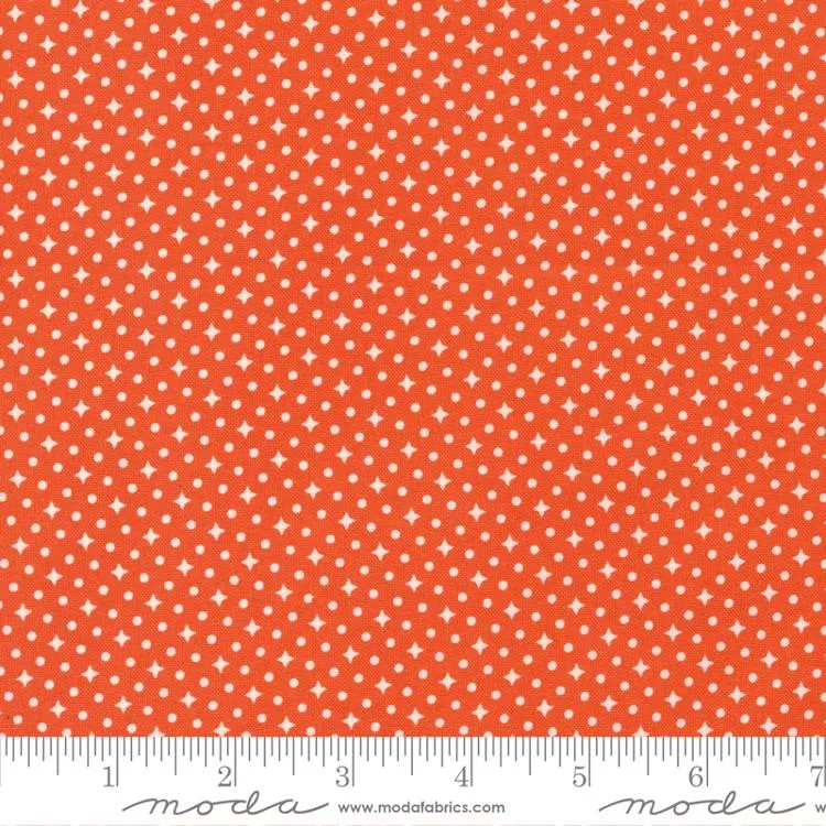 Zinnia by April Rosenthal - Star/Dot - Orange - Moda 24136 20