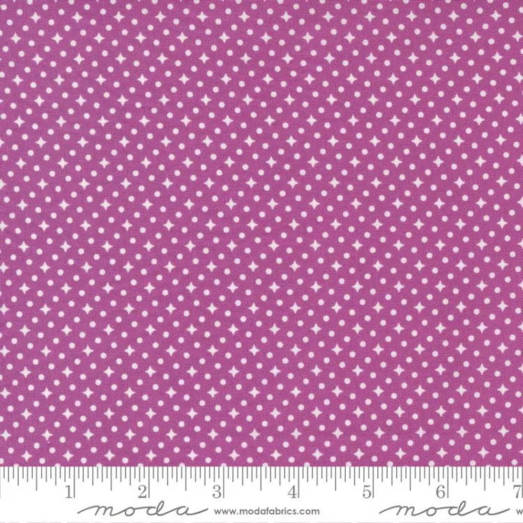 Zinnia by April Rosenthal - Star/Dot - Purple - Moda 24136 15