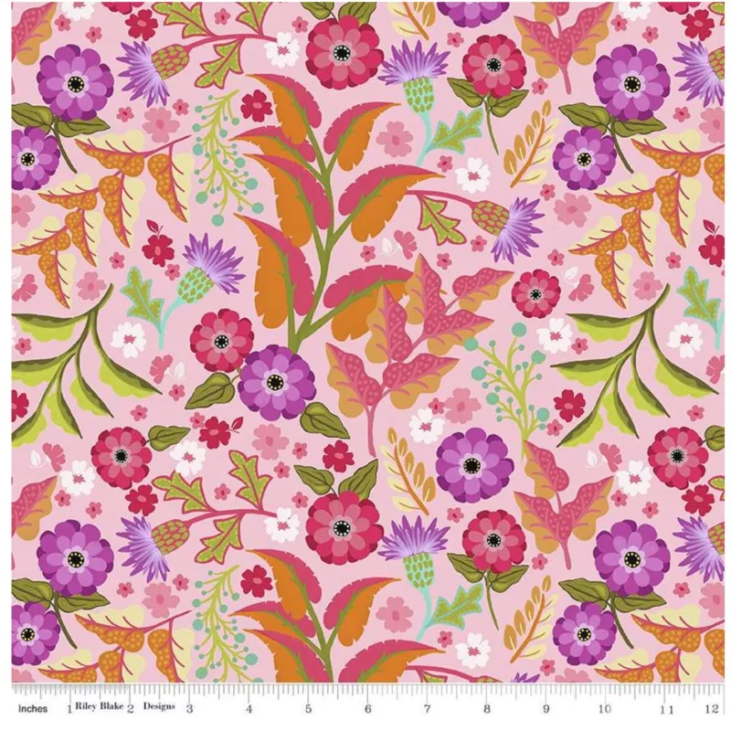 Zinnias-Floral-Pink