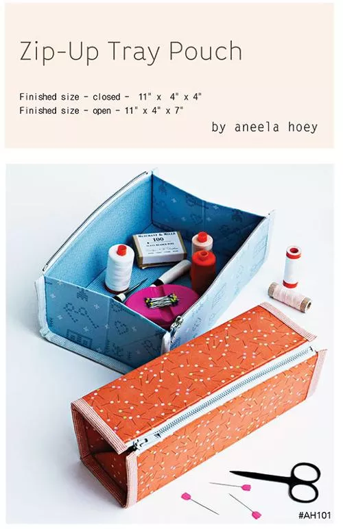 Zip Up Tray Pouch by Aneela Hoey