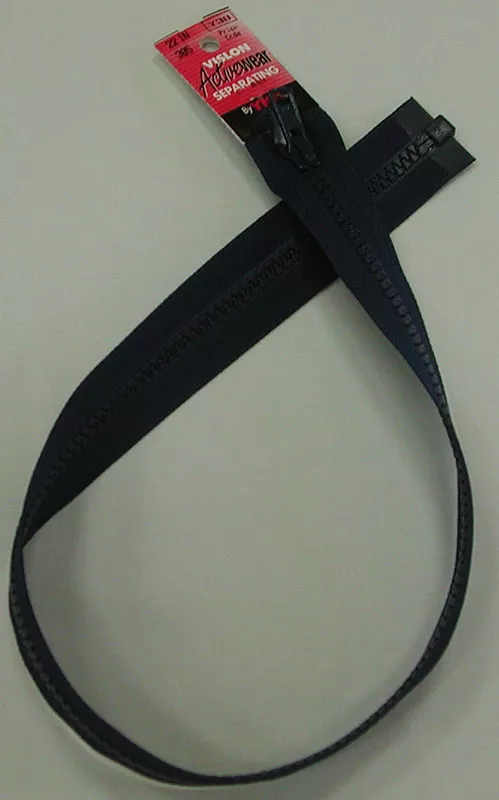 Zipper – 22″ Vislon – Light Navy – Activewear Separating