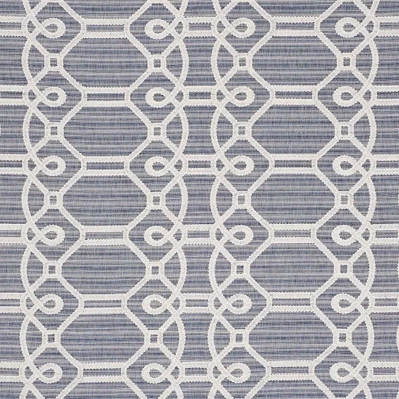ZIZ EMBROIDERY BLUE