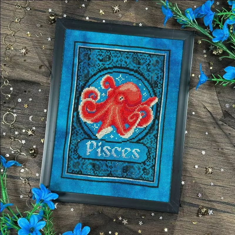 Zodiac Pisces - The Stitch Crypt